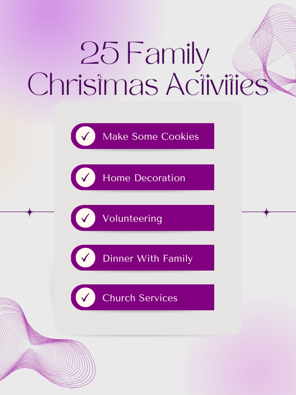 25 Family Christmas Activities Blog