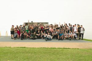 group of people together for a picture