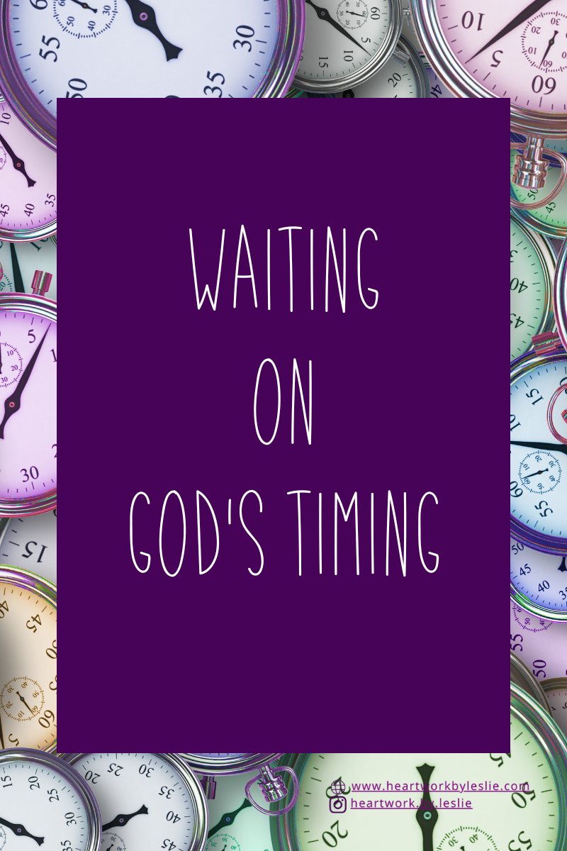 Waiting on God's Timing Blog