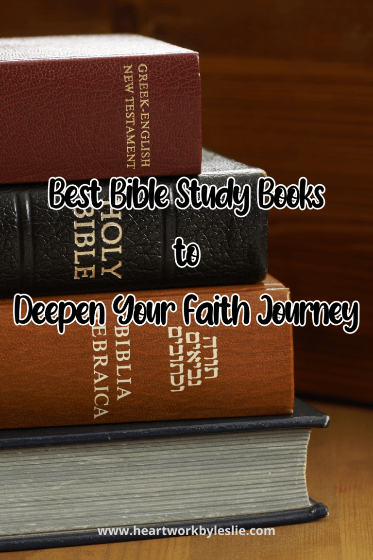 Best Bible Study Books to Deepen Your Faith Journey