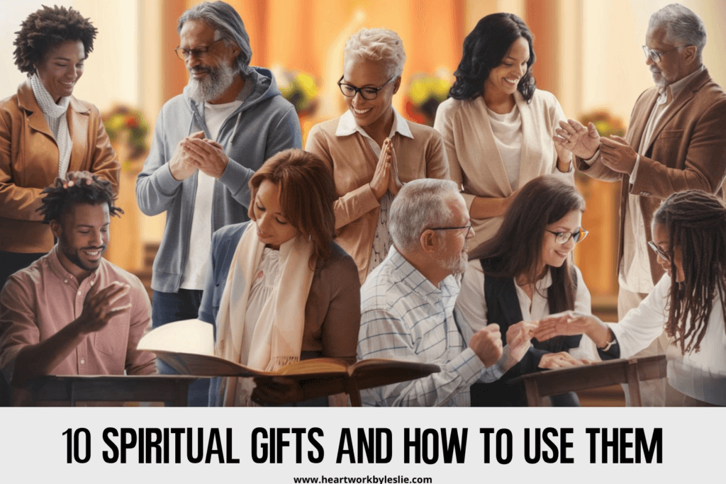 Group of diverse individuals portraying the different spiritual gifts