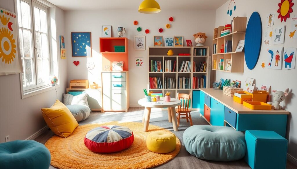 child-friendly study space