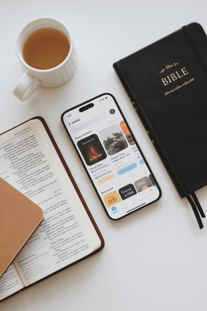 Bible App on a Phone--Starting to Study the Bible