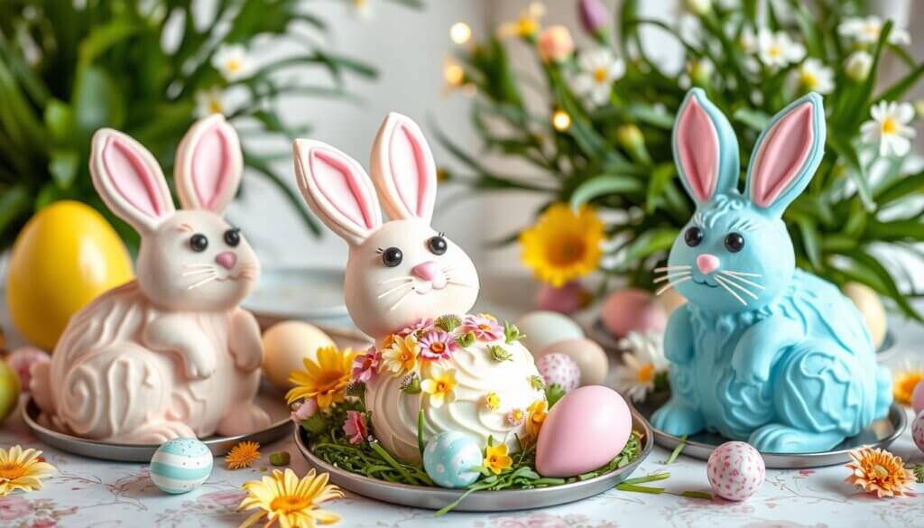 Bunny Cakes Easter Dessert