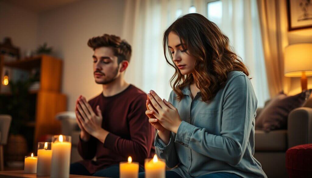 Christian Couples Praying Together