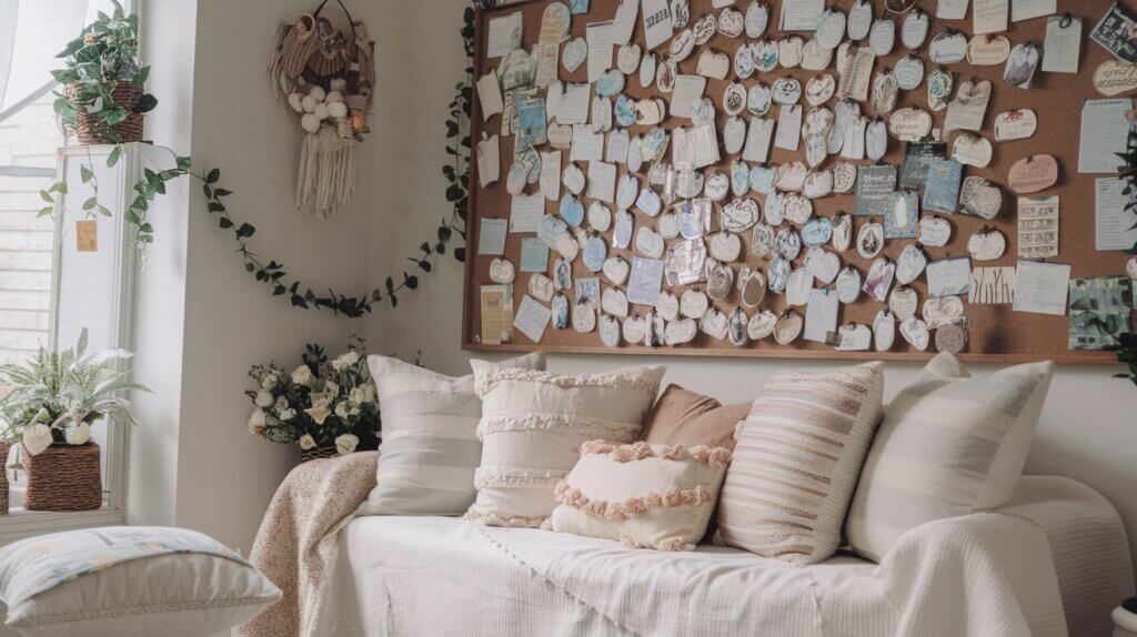 DIY War Room decor; room decorated to be the place of prayer in the home